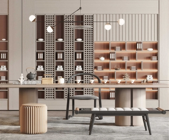 New Chinese Style Tea House-ID:418057924