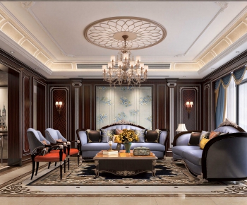 American Style A Living Room-ID:967164048