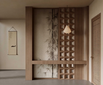 New Chinese Style Hallway-ID:468480637