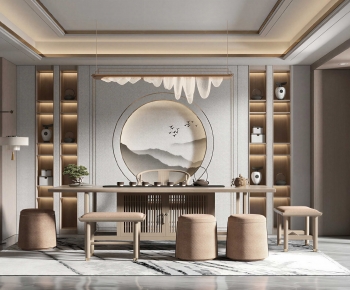 New Chinese Style Tea House-ID:525770249