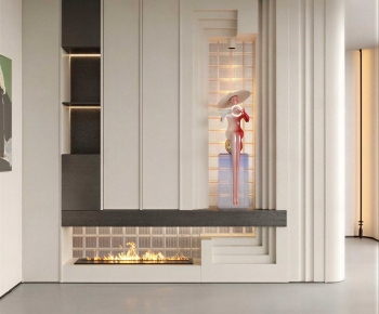 Modern Hallway-ID:166127924