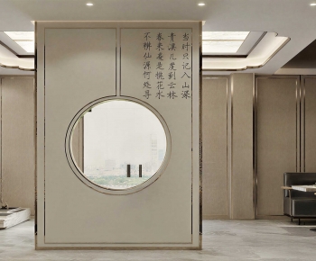 New Chinese Style Hallway-ID:427701006