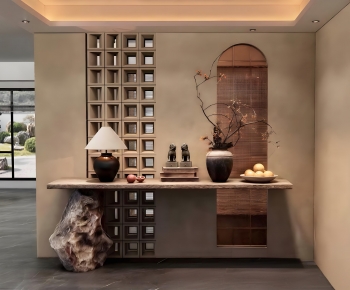 New Chinese Style Hallway-ID:976516018