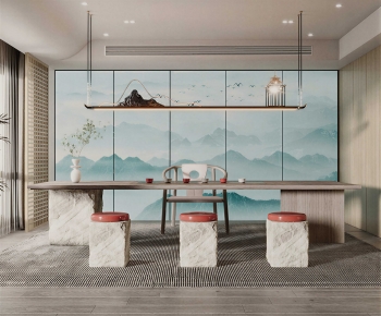 New Chinese Style Tea House-ID:195358993