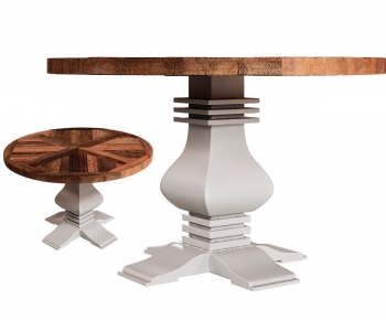 Wabi-sabi Style Dining Table-ID:873014935