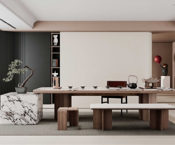 New Chinese Style Tea House-ID:952862988