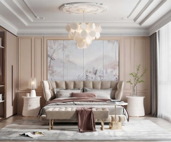 Simple European Style Bedroom-ID:856061061