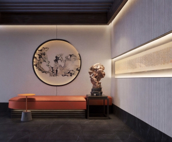 New Chinese Style Hallway-ID:749001038