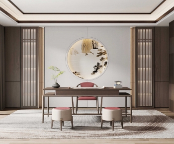 New Chinese Style Study Space-ID:530669936