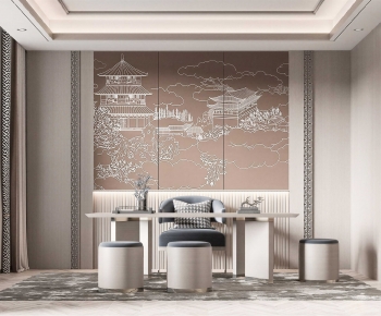 New Chinese Style Study Space-ID:922426948