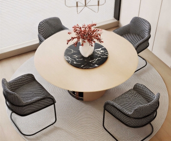 Modern Dining Table And Chairs-ID:673592092