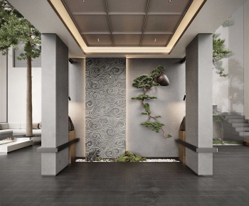 New Chinese Style Hallway-ID:760560048
