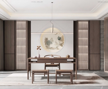 New Chinese Style Tea House-ID:557106975