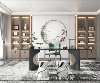 New Chinese Style Study Space-ID:115245102