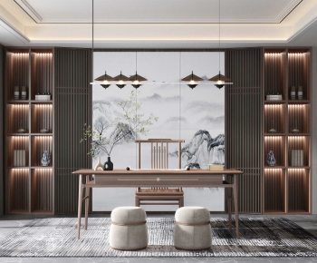 New Chinese Style Study Space-ID:812834987