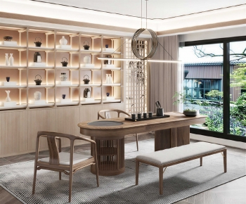 New Chinese Style Tea House-ID:590125088