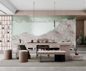 New Chinese Style Tea House-ID:512525082