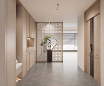 New Chinese Style Hallway-ID:420537959