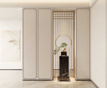 New Chinese Style Hallway-ID:124466903