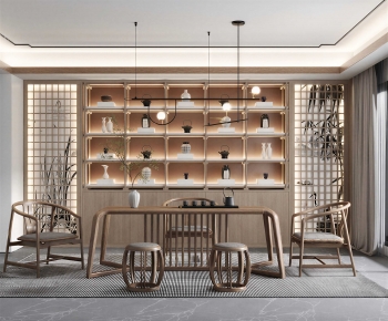 New Chinese Style Tea House-ID:265459061