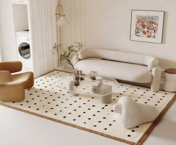 Modern Three-seat Sofa-ID:614116911