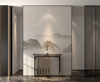 New Chinese Style Hallway-ID:766468052