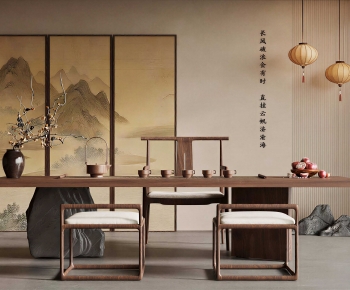 New Chinese Style Tea House-ID:391130929