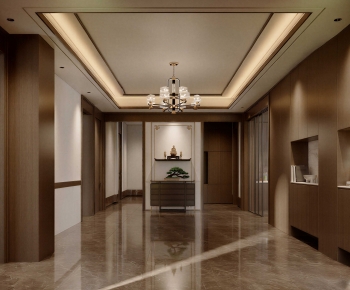 New Chinese Style Hallway-ID:107633111