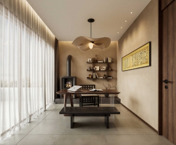 New Chinese Style Study Space-ID:905765067