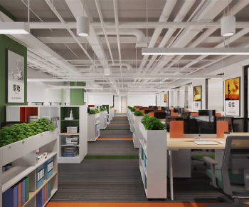 Modern Office Reception Desk-ID:940867907