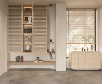 Wabi-sabi Style Hallway-ID:580132961