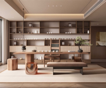 New Chinese Style Tea House-ID:373781927