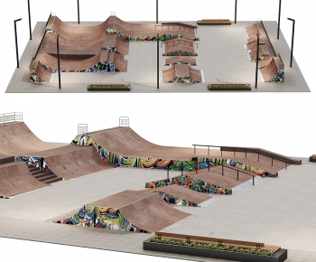 Modern Park Landscape-ID:498239995