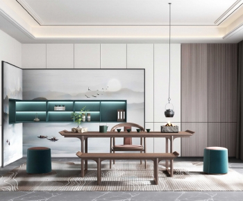 New Chinese Style Tea House-ID:735888007