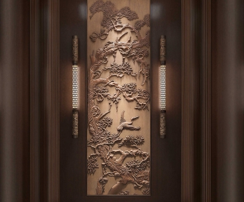 New Chinese Style Hallway-ID:507391935