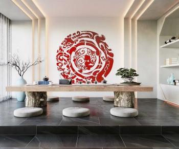 New Chinese Style Tea House-ID:759921076