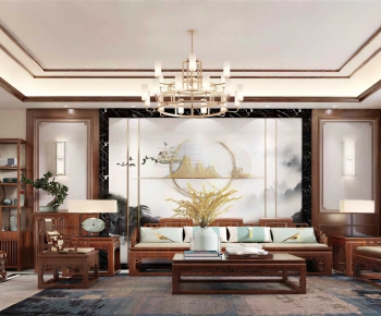 New Chinese Style Tea House-ID:522361046