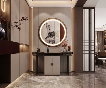 New Chinese Style Hallway-ID:935923108