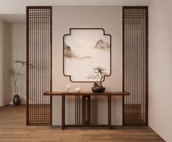 New Chinese Style Hallway-ID:446594954