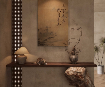 New Chinese Style Hallway-ID:457270185