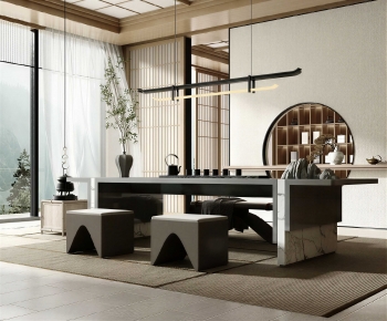 New Chinese Style Tea House-ID:955219392