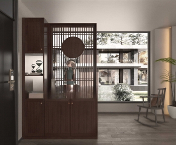 New Chinese Style Hallway-ID:153970009