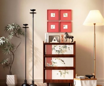 New Chinese Style Decorative Cabinet-ID:715219022