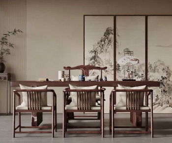 New Chinese Style Tea House-ID:640072117