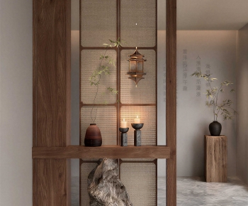 New Chinese Style Hallway-ID:522949936