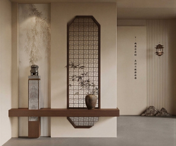 New Chinese Style Hallway-ID:520478014