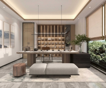 New Chinese Style Tea House-ID:386940008