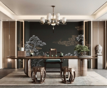 New Chinese Style Tea House-ID:374670987