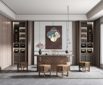 New Chinese Style Tea House-ID:469752076