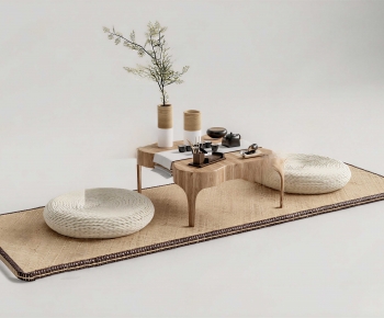 Japanese Style Tea Tables And Chairs-ID:944518091